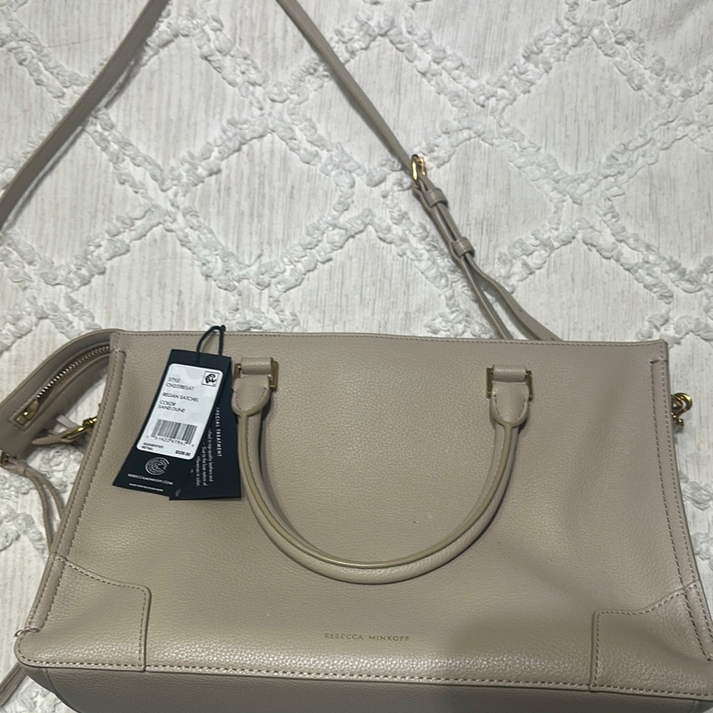 Rebecca Minkoff Taupe Leather Satchel